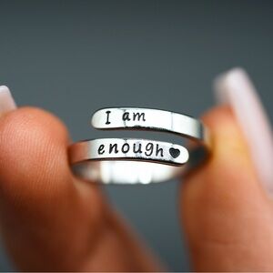 Inspirational Silver Ring